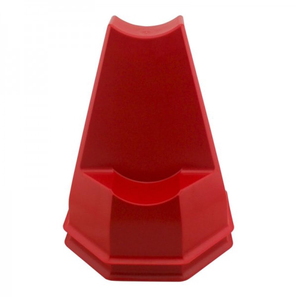Brama West Lot de 2 blocs d'obstacles Pylonetti - Pour toutes les barres standard - Bloc d'obstacles - L 30 cm H 35 cm P 30 cm - Rouge