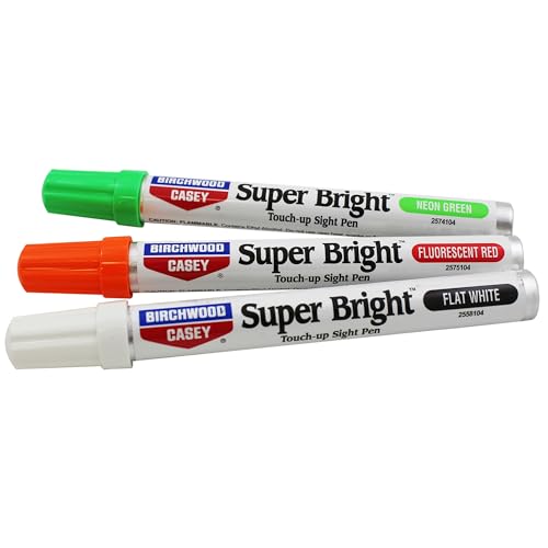 Super Bright Gun Sight Touch Up Pen Kit Green/Red/White Blister Card