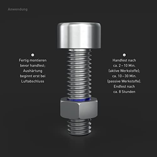 INBUS® 79560 Schraubensicherung mittelfest, 20g — Made in Germany