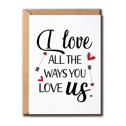 ZoZi9xDesigns I Love All The Ways You Love Us - ̓J[h - ނւ̃Mtg - nbs[o[Xf[J[h - LO - ̓