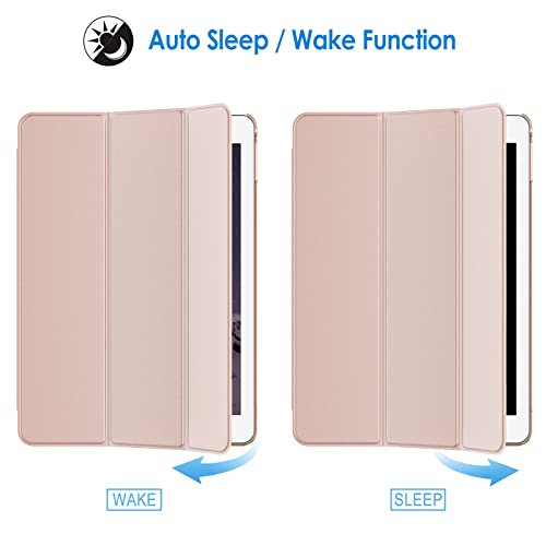 Image of JETech Case for iPad Air 2 (2nd Generation), Smart Cover Auto Wake /Sleep (Gold)