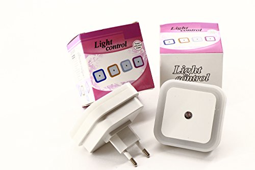 Preisvergleich Produktbild RMB® 2er Set Steckdosenlicht Dämmerungslicht Nachtlicht Notlicht LED-Licht