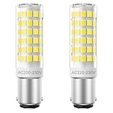 VIIVUU Ampoules LED B15d 7W, 60W 50W 40W Ampoules halogène Incandescence Lampe Équivalen...