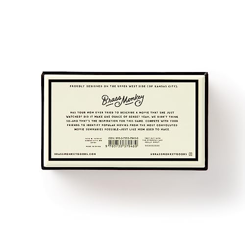 Brass Monkey Poorly Explained Movies - Party Game with 300 Cards Featuring Uniquely Terrible Descriptions of Movies, Suitable for 2-8 Players - Image 4