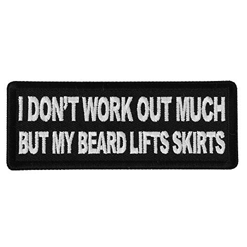 I don't work out much but my beard lifts skirts patch - 4x1.5 inc…