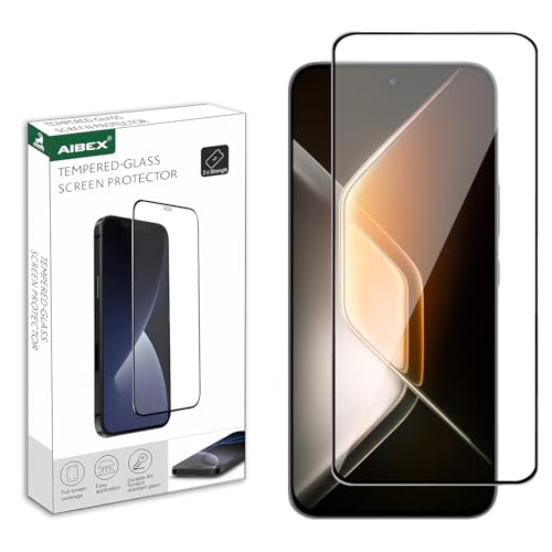 Image of AIBEX Military-Grade Tempered Glass Screen Protector Compatible for Infinix GT 30 Pro 5G / GT 30 5G+ with Edge-to-Edge Coverage and Easy Installation Kit
