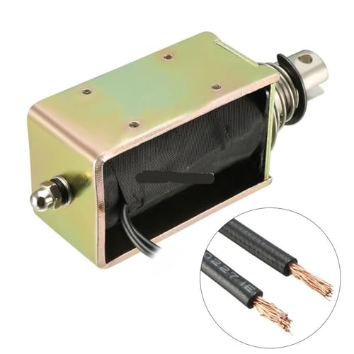 Électroaimant à solénoïde JF-1264B DC 6V 55N pour automatisme à mouvement linéaire - 4