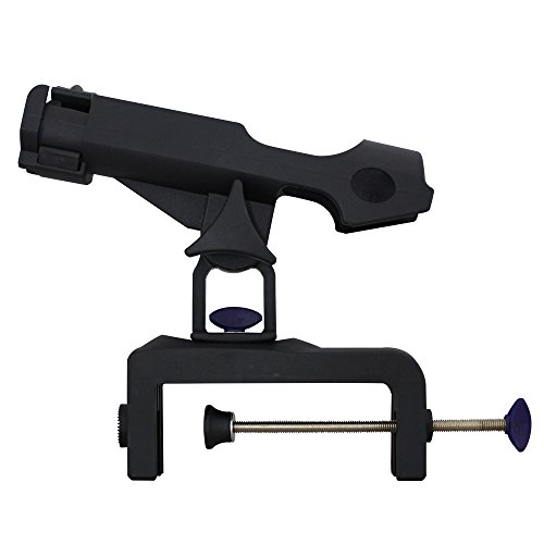 Coolnice Support Porte Canne à Pêche avec Pince 4.7 inch Ouverture 360 Degrés Réglable pour Bateau de Pêche...