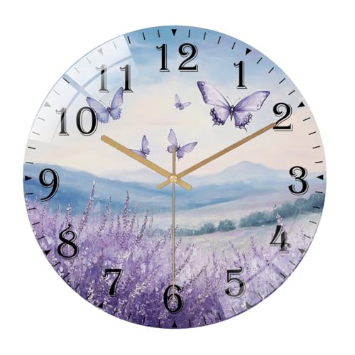 Reloj de pared acrílico silencioso de 8 pulgadas Lancholy miniatura 4