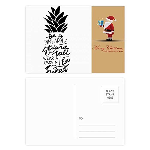 Cartes postales Be ananas à envoyer en fin d'année pour surprendre vos proches