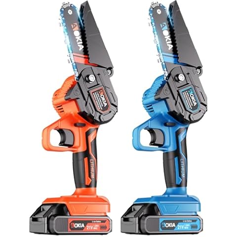 Aokia Mini Chainsaw Small Chainsaw Tree cutter Hand held Chainsaw for men and women Cover
