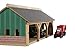 Kids Globe Kuhstall Holz, Spielzeug Kuhstall, Bauernhof mit Maßstab 1:87, Holzbauernhof, Holzstall, Bauernhof Spielzeug 610491