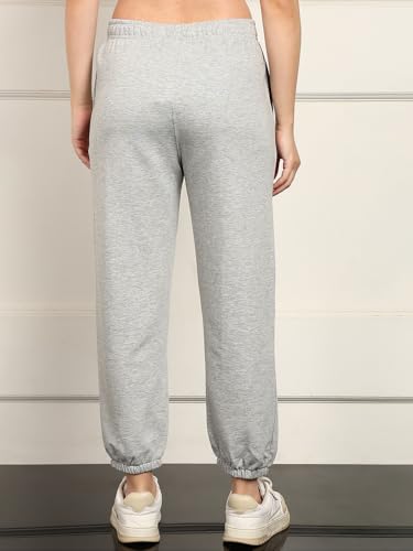 Image of Alan Jones Clothing Women's Comfort Fit Sweatpants | Heavy GSM Joggers with Side Pockets | Stylish Waist Design & Gathered Cuffs