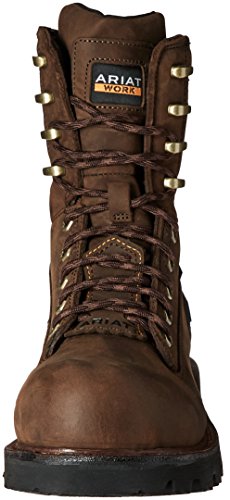 Ariat Mens Powerline 8" Waterproof Composite Toe Work Boot Oiled Dark Brown 13 #TOP1