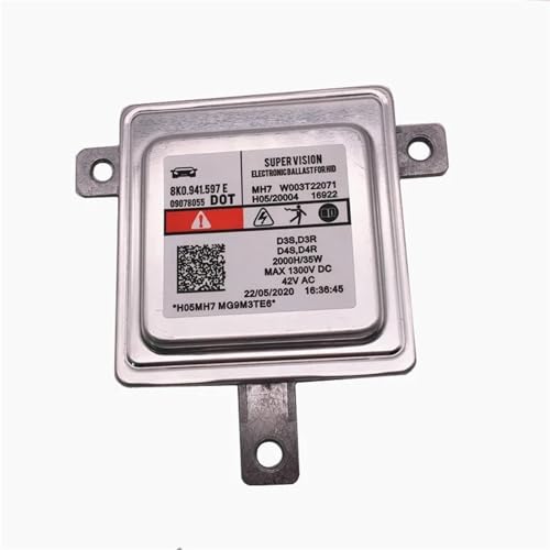 Balasto Faros,Xenon HID Ballast 8K0941597E W003T22071 faro de xenón HID D3S D3R D4S D4R lastre Uso apto para Audi A1 A3 A4 A5 A6 A7 A8 Q3 Q5 Q7 V/W CC accesorio coche(Red)