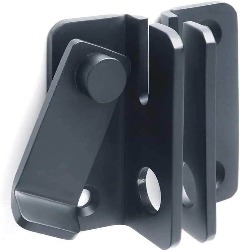 Loquet de porte sans perçage en acier inoxydable pour meuble et placard