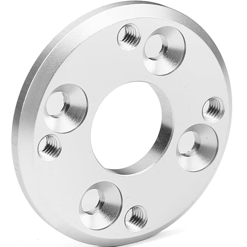 Motor Adapter (25.4mm to 30mm) for Hobbywing Axe 4274 R3 Motor, 7075 Aluminum Alloy Motor Mount for RC car Crawlers, 1/6-1/8 Scale RC Motor Conversion Kit, Replacement for #30850501(Silver)