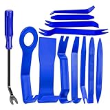 OAJABBGE Professionelles 12-teiliges Hebelwerkzeug Demontageset Für Fahrzeugverkleidungen Geeignet Für Die Wartung Von Stereoanlagen. Ergonomischer Lieferumfang Enthalten. Kratzfestes Fahrzeug