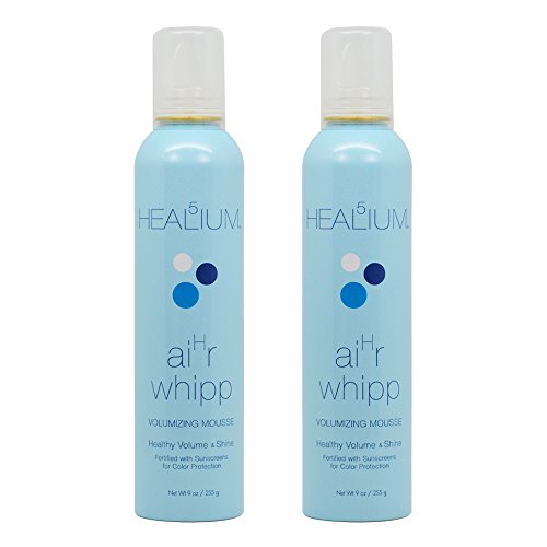Healium Hair Whipp Volumizing Mousse 9oz "Set of 2"