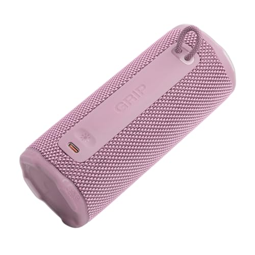 Image of JBL Grip Compact Bluetooth Speaker, JBL Pro Sound with AI Sound Boost, IP68 Waterproof and Dustproof, Ambient Light, Up to 14 Hours Playback, Auracast Multi-Speaker, JBL Portable App, Pink