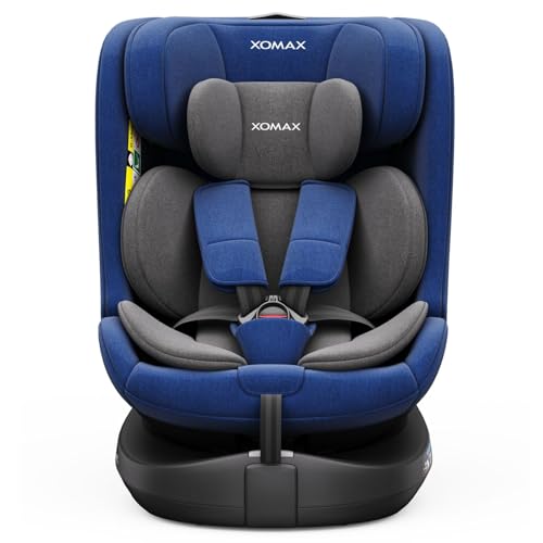 Xomax C013 Kinderzitje, 360 graden draaibaar, Isofix, ECE R129, 0-36 kg, verstelbaar, kantelbaar, ademende overtrek, 5-punts riem, Top Tether, autokinderzitje voor baby's en kinderen 0-12 jaar, kleur - Afbeelding 3