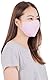 LOFBAZ Stoffmaske Behelfsmasken Baumwolle waschbar wiederverwendbar (rosa - 3 Stück, Erwachsene groß)