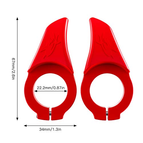 Loijon Apertos do guiador da bicicleta Extremidades do guidão da bicicleta Aptos para bicicleta de e