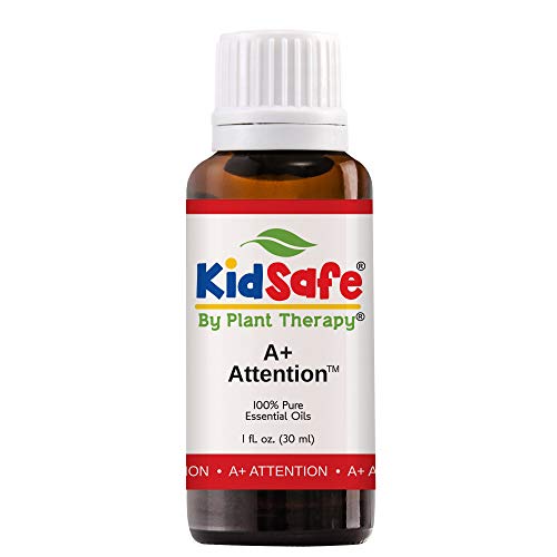 Plant Therapy A+ Attention Synergy Essential Oil | Focus, MInd Calming, Concentration Blend