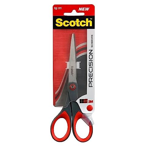 Scotch Precision Office Scissors with Comfort Grip Cover