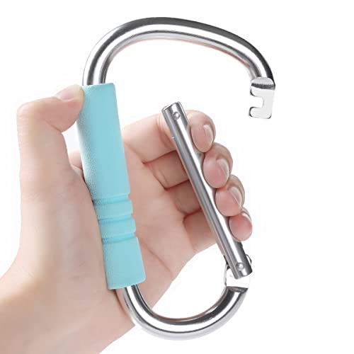 funbliss Ganchos para carrinho de bebê da Baby, pacote com 2 prendedores de bolsa organizadora conve