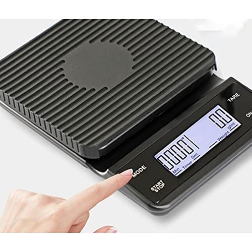 Balance de cuisine numérique pour peser les aliments et le café, taille : 13 cm x 19,5 cm x 3,2 cm, 1 balance