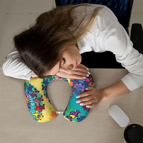 Almohada de poliéster ajustable para cuello negro miniatura 7
