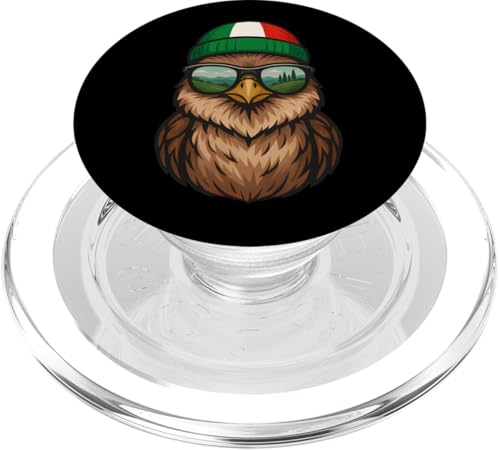 Image of Italian Sparrow Bird Italy Scenic Tuscany Reflections PopSockets PopGrip for MagSafe