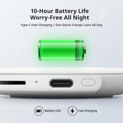 Under Pillow Speaker - Mini Portable Bluetooth Pillow Speaker for Sleeping with White Noise, Timer Ultra-Thin Wireless Sleep Aid Headphones for Adults, Kids, Side Sleepers - image 7