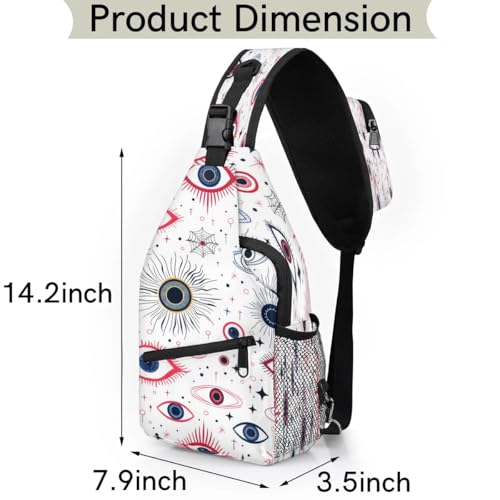 Bolso cruzado unisex para viaje y senderismo miniatura 2