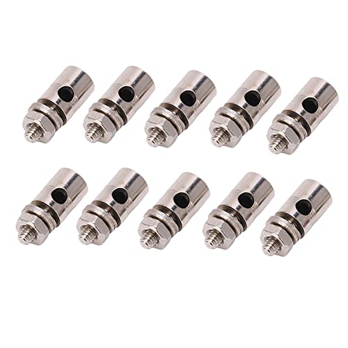 Stainless Steel RC Pushrod Connectors 1.8mm for Model Airplane DIY Parts, RC Model Plane Servo Connectors