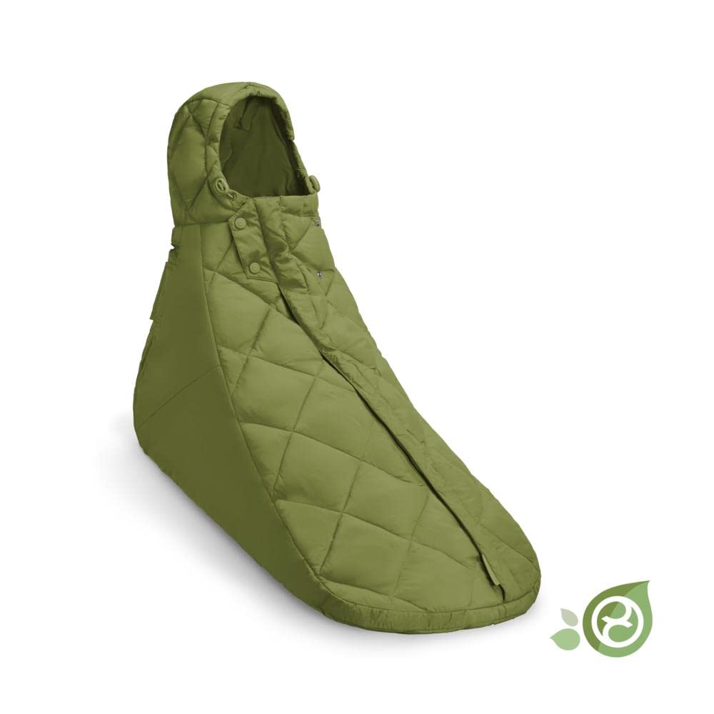 CYBEX Gold Sacco a Pelo Snøgga Mini 2, Per Seggiolini Auto, Dalla Nascita Fino a Circa 24 Mesi, TOG 4, Nature Green (Verde)