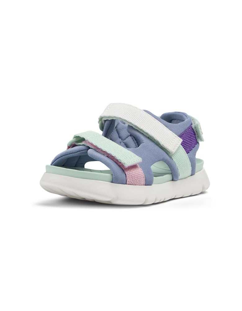 Camper Girls' Oruga K800532 2-Strap Sandals, Multicolour 009 Tws, 33 EU
