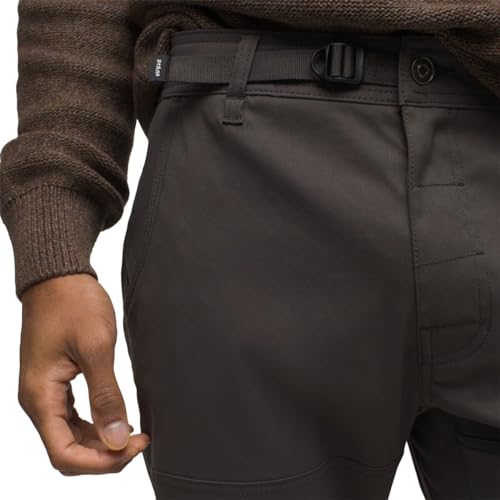 prAna Stretch Zion Slim Straight Pant - Men's, Dark Iron, 40x304