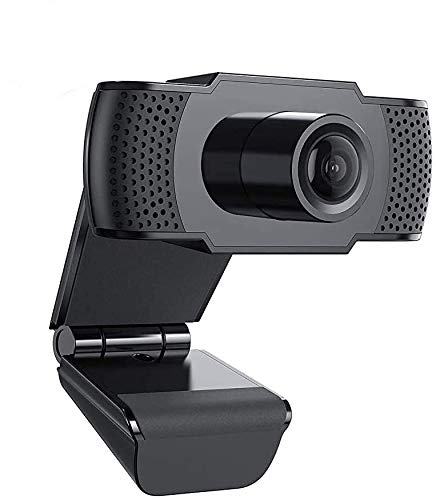 Erasky 1080P Streaming Webcam with Microphone for Desktop Computer, Tablet, Laptop, Gaming, Video, Conference Full HD PC USB Web Camera with Flexible Angle, Dual Microphone Noise-Deduction Face Cam