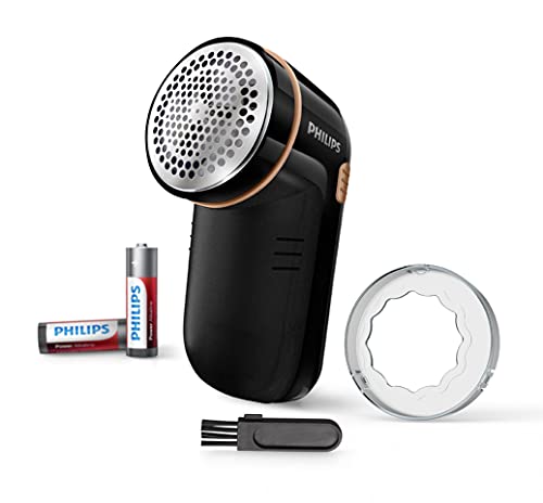 Philips Walita Papa Bolinhas, Apropriado para todas as peças de roupa, Preto, 2 pilhas AA da Philips incl. (GC026)