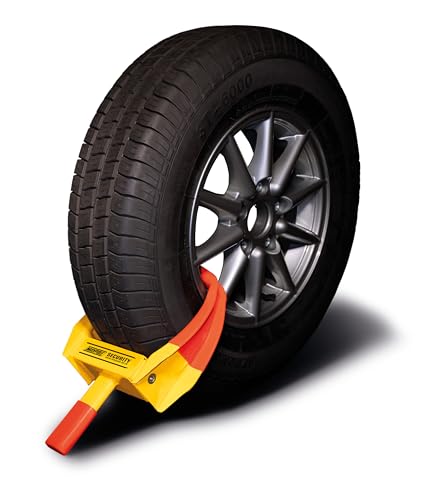 Maypole Universal Wheel Clamp Suitable for Cars, Vans, Motorhomes, Caravans, Trailers Tyre Width 175...
