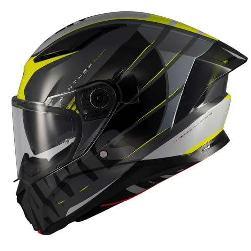 AXXIS Casco Moto Casco Panther Sv Flight Amarillo/negro Brillo S Amarillo/negro Brillo S