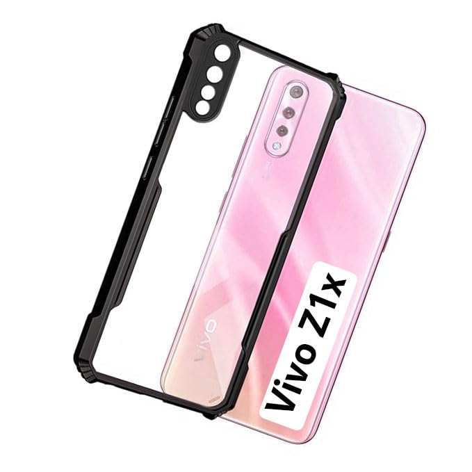 COBERTA Back Cover for Vivo Z1x Back Cover Case - Black Transparent (B0CV9VWXVR) Amazon Price History, Amazon Price Tracker