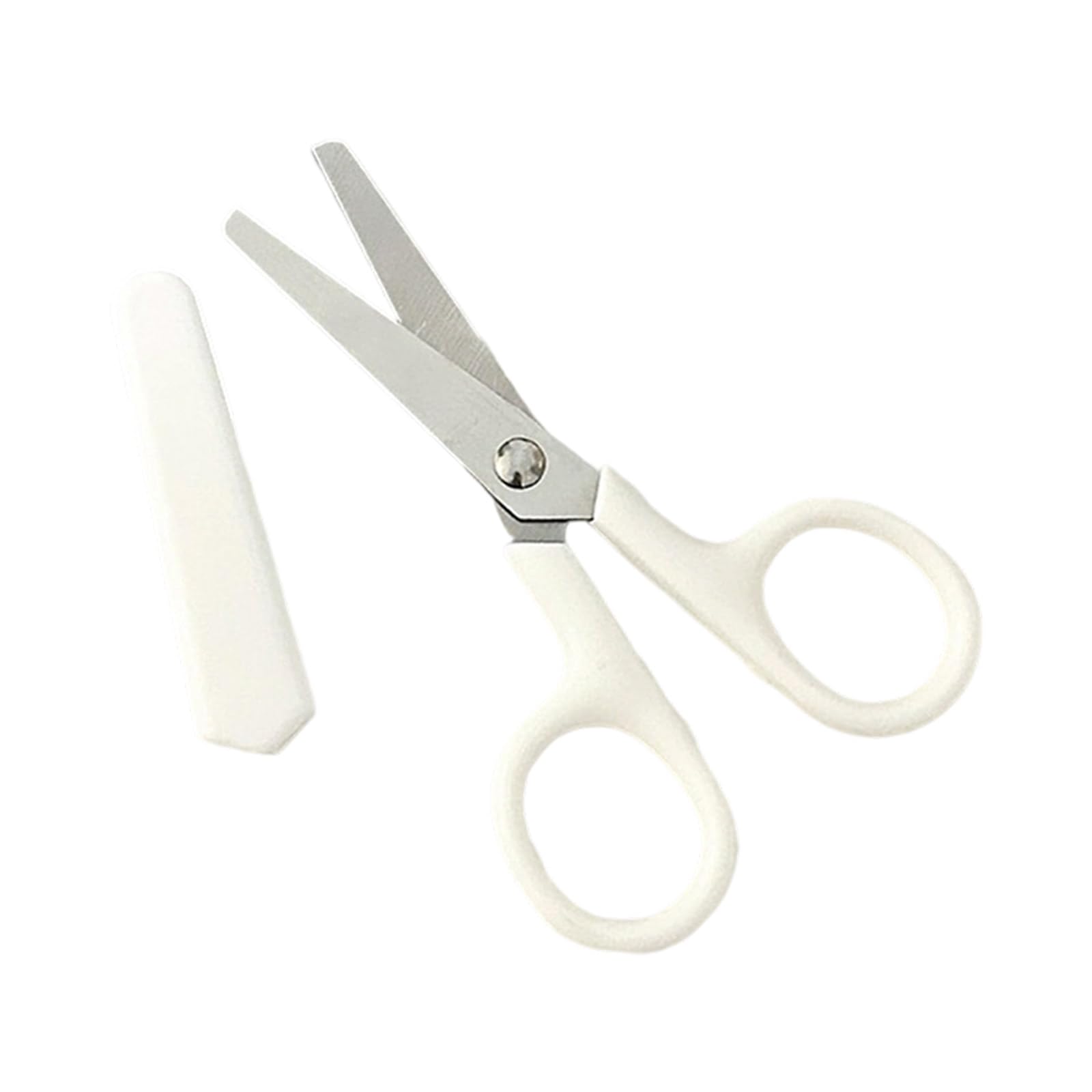 Jazuaiao Cover Scissors Untarnished Sharpeners Dense Transportable Plan Smooth Cutting Execution For Art Projects Daily Use Scissors With Untarnished Ergonomic Handle & Transportable Design