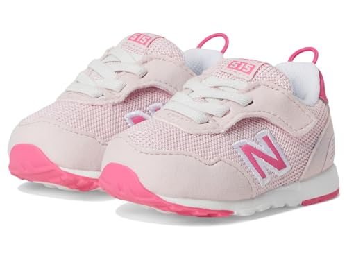 New Balance Kids 515 V1 New-b Hook and Loop Sneaker, Rose Sugar/Dragon Berry, 8 Wide US Unisex Toddler
