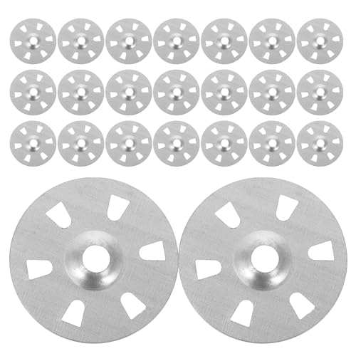 Rondelles de fixation d'isolation de 500 pièces métalliques à six trous pour plaques