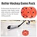 ZLY 2PCS Inline Roller Hockey Puck,Ice Hockey Pucks,Roller Hockeys Game Puck for Indoor and Smooth Outdoor Courts