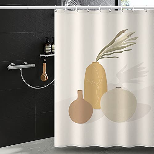 Rideau douche polyester lavable pour baignoire et douche italienne - 4