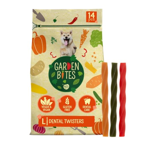 duvoplus Zahnpflege-Snacks für Hunde Dental Twisters Vegetarisch Größe L – Ansicht 1